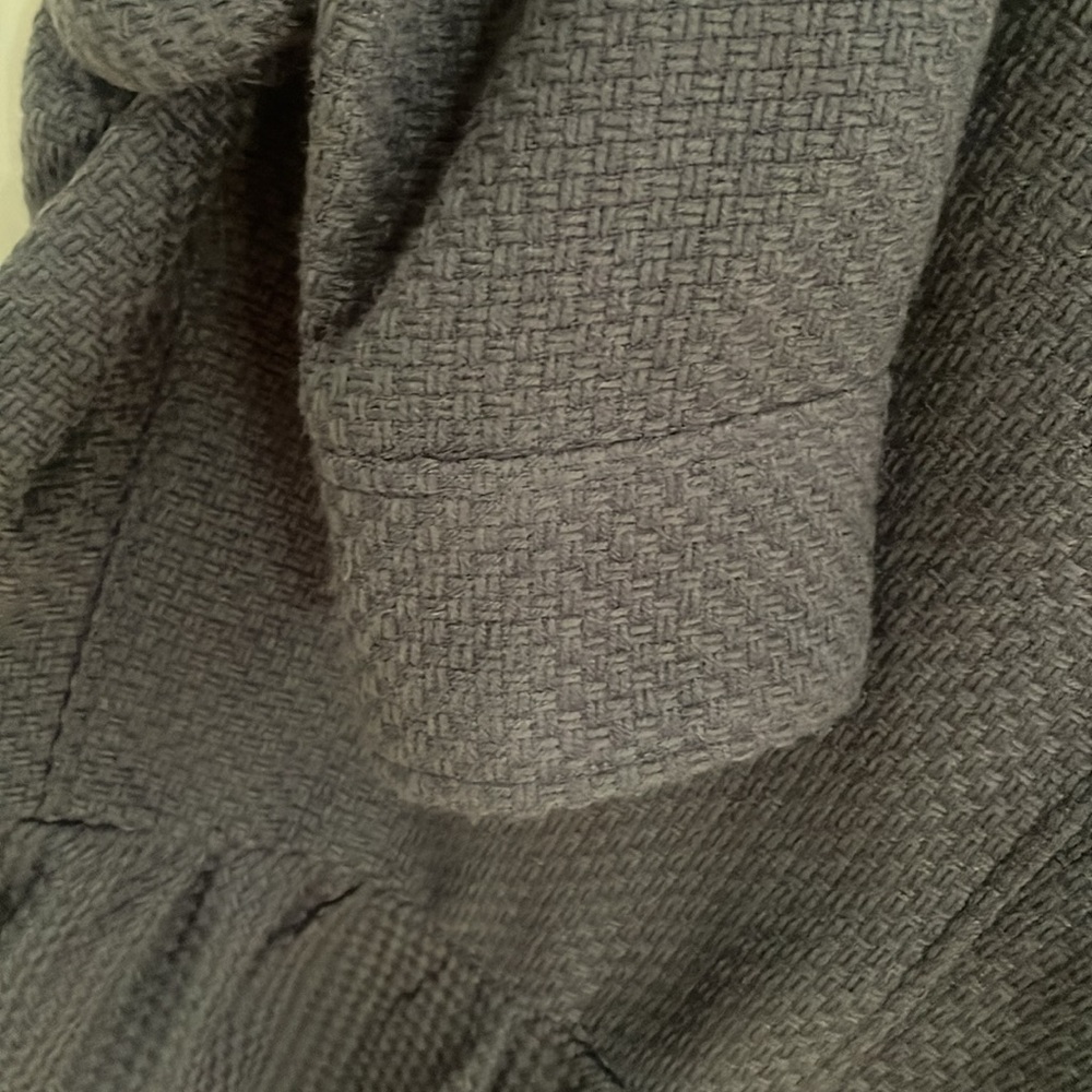 Decree Jacket Blazer Ruffle Basketweave in Gray Size XL Juniors - Picture 7 of 13
